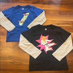 Bundle of 2 Tea Collection Layered Tees